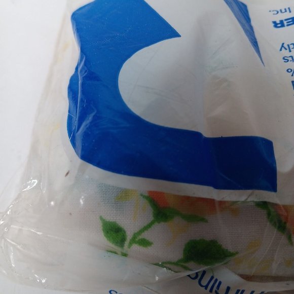 Vintage Dan River Twin Flat Sheet White Yellow Roses No Iron Fortrel 66x104 READ - Picture 6 of 9